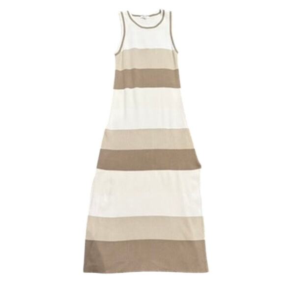 Splendid Katya Sweater Dress in Multi Brown, Size XL - Picture 4 of 8